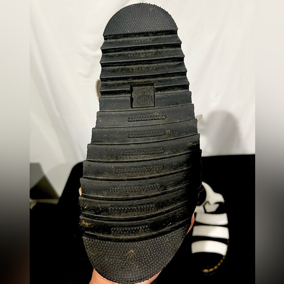 BLAIRE WOMEN'S BRANDO LEATHER STRAP SANDALS WHITE Size 8 - Picture 3 of 7